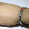 Coral Bracelet by Darrell Cadman 5-1/4"