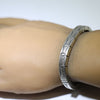 Silver Bracelet by Calvin Martinez 5-1/4"