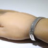 Silver Bracelet by Lyle Secatero 5-1/4"