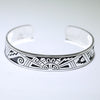 Silver Bracelet by Clifton Mowa 5-3/4"