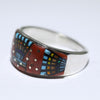 Inlay Ring by Erwin Tsosie- 12.5