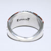 Inlay Ring by Erwin Tsosie- 11.5