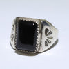 Onyx Ring by Navajo- 9