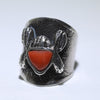 Coral Ring by Philander Begay- 7
