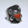 Coral Ring by Philander Begay- 7