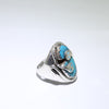 Sleeping Beauty Snake Ring by Effie Calavaza