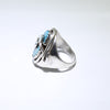 Sleeping Beauty Snake Ring by Effie Calavaza