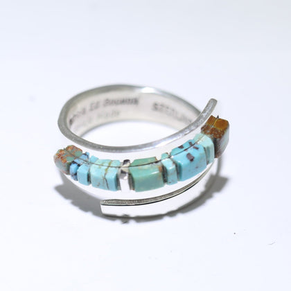 Inlay Ring by Patricia & Edward Becenti Size 9