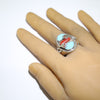 Sleeping Beauty Snake Ring by Effie Calavaza 11.5