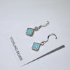 Turqouise diamond earring