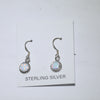 White opal earrings