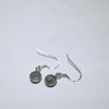 White opal earrings
