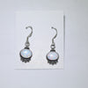White opal earrings