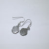 White opal earrings
