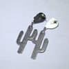 Sterling silver catcus Earring