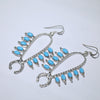 Squash blossom earring by Zuni