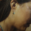 Turqouise diamond earring