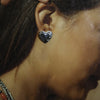 Heart earring by Navajo