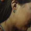 Fan earring by Zuni