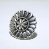 Concho silver ring by Thomas Jim 7