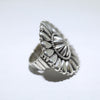 Concho silver ring by Thomas Jim 7