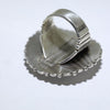 Concho silver ring by Thomas Jim 7