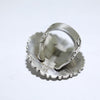 Concho silver ring by Thomas Jim 6