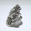 Concho silver ring by Thomas Jim 8