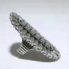 Concho silver ring by Thomas Jim 8