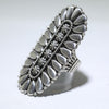 Concho silver ring by Thomas Jim 8