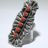 Concho silver ring by Thomas Jim 7