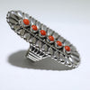Concho silver ring by Thomas Jim 8