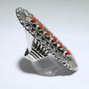 Concho silver ring by Thomas Jim 8