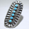 Concho silver ring by Thomas Jim 6