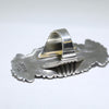 Concho silver ring by Thomas Jim 7