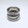 Coin silver ring by Perry Shorty 10.5