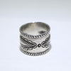 Coin silver ring by Perry Shorty 10.5