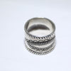 Coin silver ring by Perry Shorty 10.5