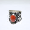 Coral ring by Herman Smith 9.5