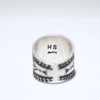 Coral ring by Herman Smith 9.5