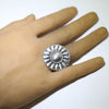 Concho silver ring by Thomas Jim 6