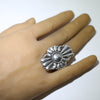 Concho silver ring by Thomas Jim 8
