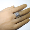 Coin silver ring by Perry Shorty 10.5