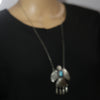 Kingman Thunder bird necklace by Navajo
