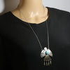 Kingman Thunder bird necklace by Navajo