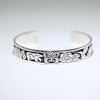 Silver Bracelet by Sparks Masawytewa 5-3/4"