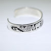 Silver Bracelet by Sparks Masawytewa 5-3/4"