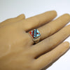 Inlay Ring by Zuni -10