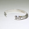 Silver Bracelet by Lyle Secatero 5-3/4"