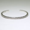 Silver Bracelet by Lyle Secatero 5-3/4"